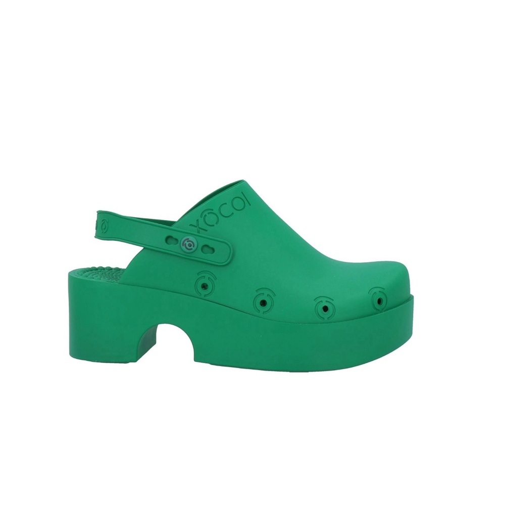 XOCOI Green Rubber Clogs US 8